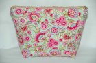 Kosmetiktasche Blümchen bunt - groß