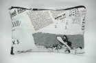 Kosmetiktasche Zeitungsoptik