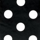 PVC / Punkte Schwarz 25cm