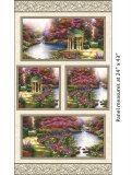 Thomas Kinkade - The Garden Prayer - Panel 60x114 cm