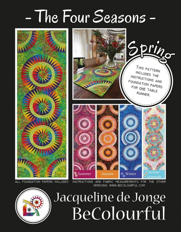 The Four Seasons - BeColurful / Anleitung Paper Piecing