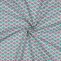 Preview: Popeleine - Fein gewebte Baumwolle - Retro lila/mint