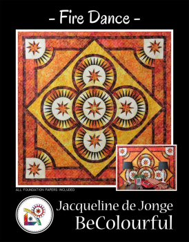 Fire Dance - BeColourful / Anleitung Paper Piecing