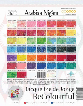 Preview: Arabian Nights - BeColourful / Anleitung Paper Piecing