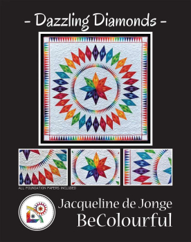 Dazzling Diamonds - BeColourful / Anleitung Paper Piecing