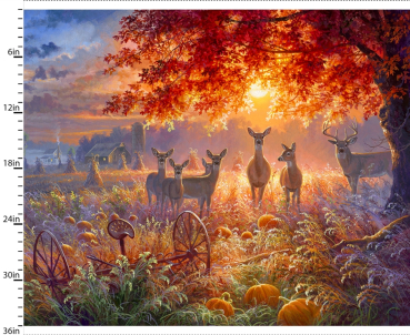 Through the Forest Light - Panel 90x112cm