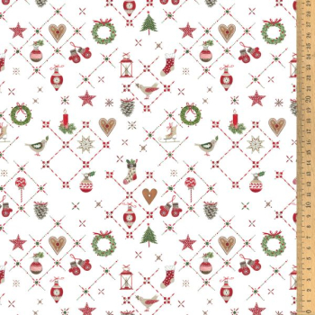 acufactum - Druckstoff - Kerstin Heß - Weihnachtsornamente