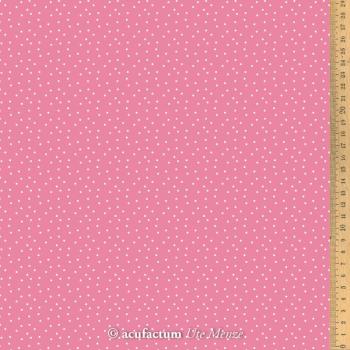 acufactum - Druckstoff - Tupfen - rosapink-weiß