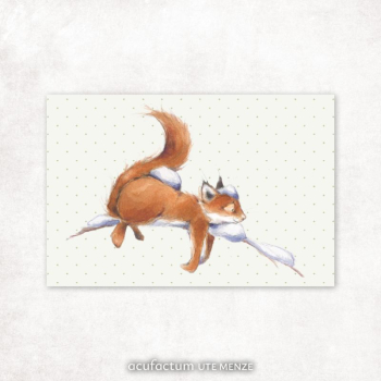 Acufactum Patch Eichhörnchen auf Ast - Kerstin Heß