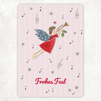 acufactum - Kerstin Heß - Postkarte - Weihnachtsengel