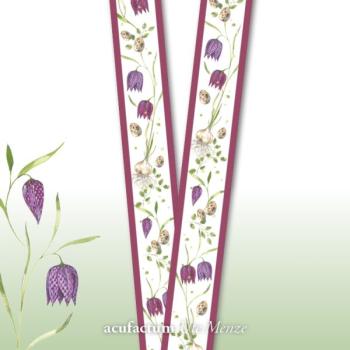 Webband Schachbrettblumen - Kerstin Heß