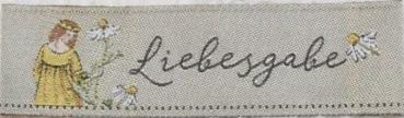 Webetikett "Liebesgabe" - Daniela Drescher