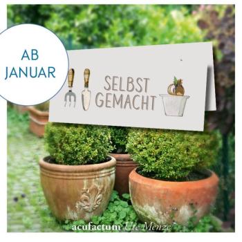 Webetikett "Gartenzeit" - Kerstin Heß