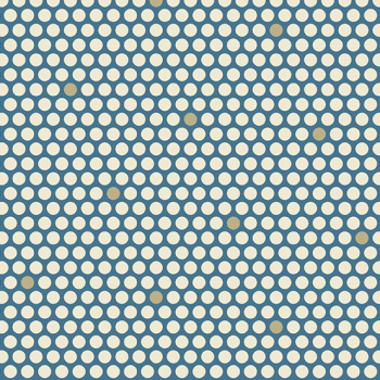 Edyta Sitar - Blue Escape - Snowshoe Polka - Fat Quarter