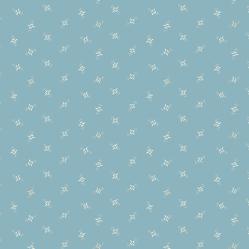 Edyta Sitar - Blue Escape - Heartbeat Powder - Fat Quarter