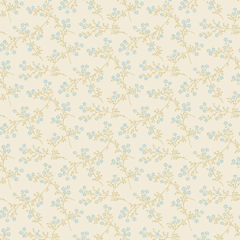 Edyta Sitar - Blue Escape - Spring Bouquet Mist - Fat Quarter