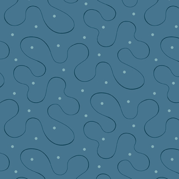 Edyta Sitar - Blue Escape - Ribbon Adriatic - Fat Quarter