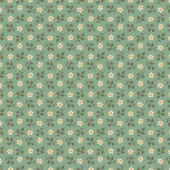 Edyta Sitar - Lady Tulip - Petit Bloom Spanish Moss - Fat Quarter