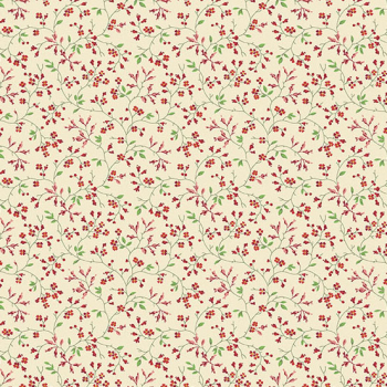 Edyta Sitar - Noel - Charming Holly - Yuletide - Fat Quarter