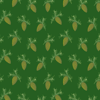 Edyta Sitar - Noel - Sweet Pine - Spruce - Fat Quarter