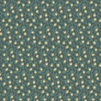 Edyta Sitar - Practical Magic - Vine - Teal - Fat Quarter