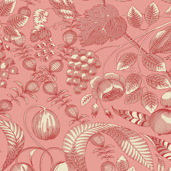 Edyta Sitar - Strawberries and Cream - Valley - Blossom - Fat Quarter