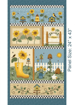 Sunshine Garden - Panel 60x115 cm