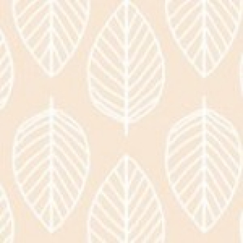 Essentials - Leaf White on Nude