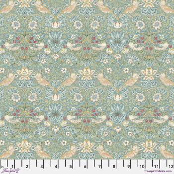 William Morris - Mini Strawberry Thief Aqua
