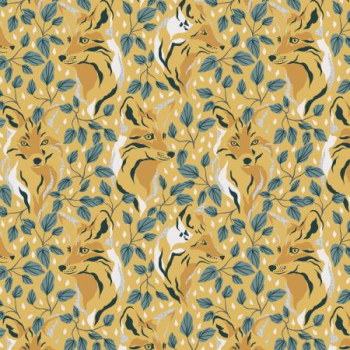 Magic of Yosemite - Elusive Fox - Yellow Gold Metallic