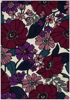 Kokka - Canvas Jumbo - Oxford Plum