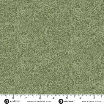 Kindred – Scroll Green – Makower UK