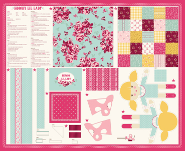 Preview: Howdy Lil Lady - Panel 90x110 cm