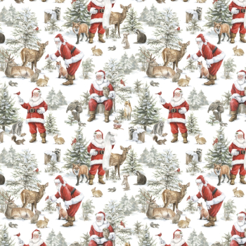 Woodland Whispers – Weihnachtsmann & Waldtiere