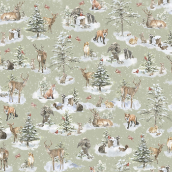 Woodland Whispers – winterliche Waldtiere