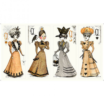 Janet Wecker Frisch - Queen Dolls - Panel 60x112 cm