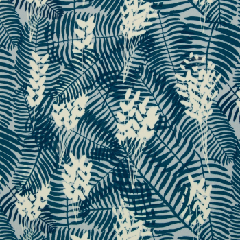Viskose - Garden by Anette Kithier - Floral blau