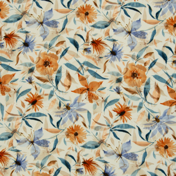 Viskose - Julia - Blumen natur