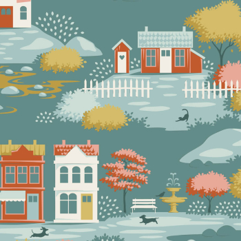 Tilda - Village Life - Village Teal – Blender