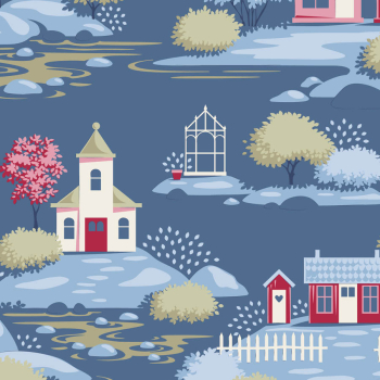 Tilda - Village Life - Village Blue – Blender