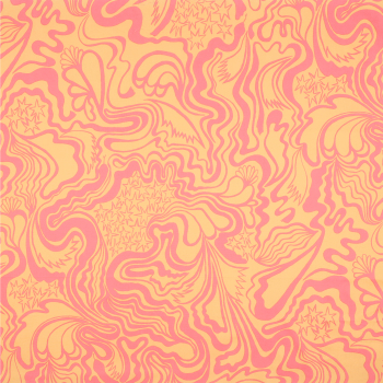 Popeleine - Fein gewebte Baumwolle - Nerida Hansen - The Wanderer - orange/pink