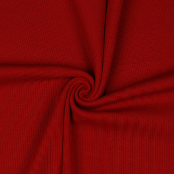 Preview: Rippjersey - Ökotex Standard 100 - uni rot
