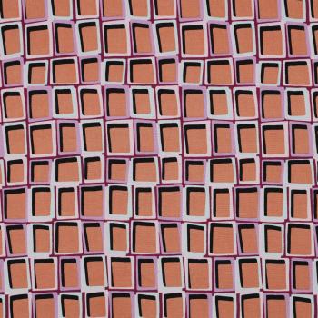 Viskose - Abstract - Purple & Orange