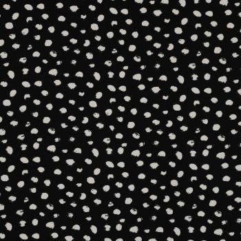 Preview: Viskose - Dots - Black&White