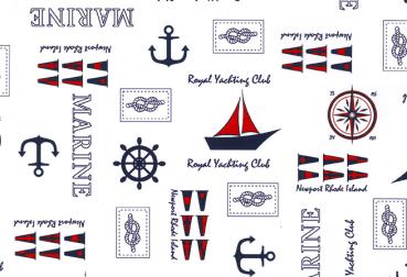 Westfalenstoffe - Druckstoff - Hamburg - maritime Motive