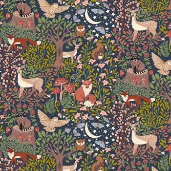 Windham Fabrics - Under the Canopy - Enchanted Night - Organic