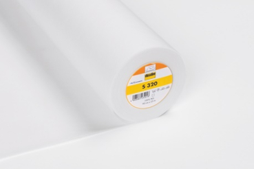 S320 Schabrackeneinlage weiß - zum Aufbügeln - 90cm breit