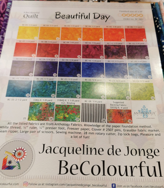 Beautiful Day - BeColourful / Anleitung Paper Piecing