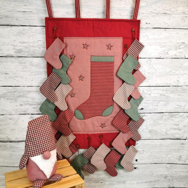Materialpackung Adventskalender mit Wichtel