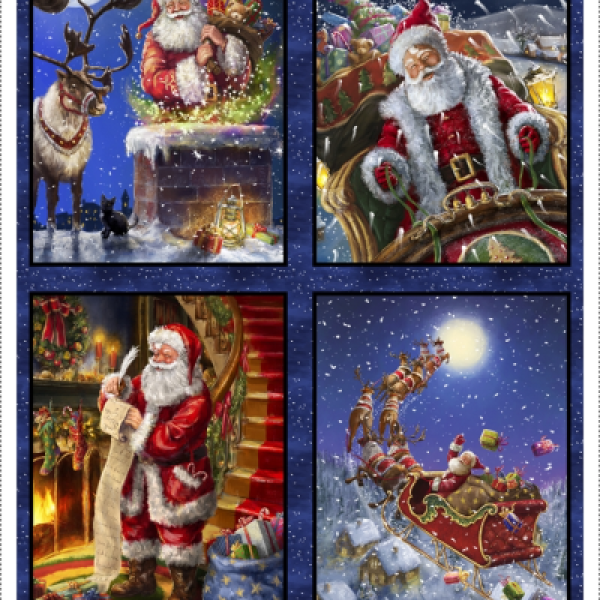 Christmas Eve Journey - Panel 90x112 cm